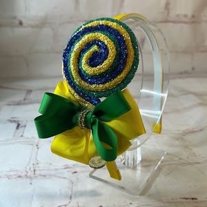 Brasil lollipop headband- hand made